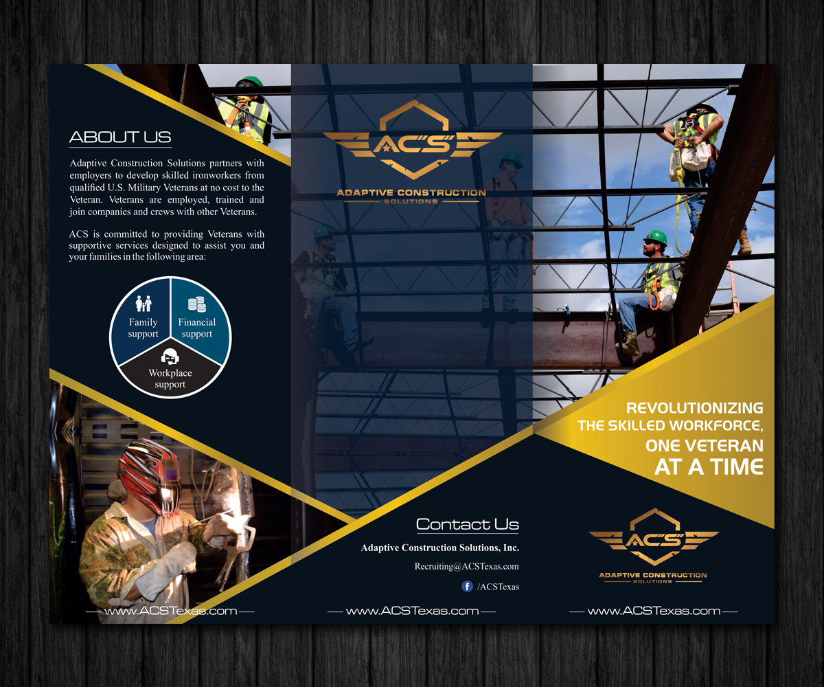 Design de Flyer par ecorokerz pour Adaptive Construction Solutions | Design #13420082