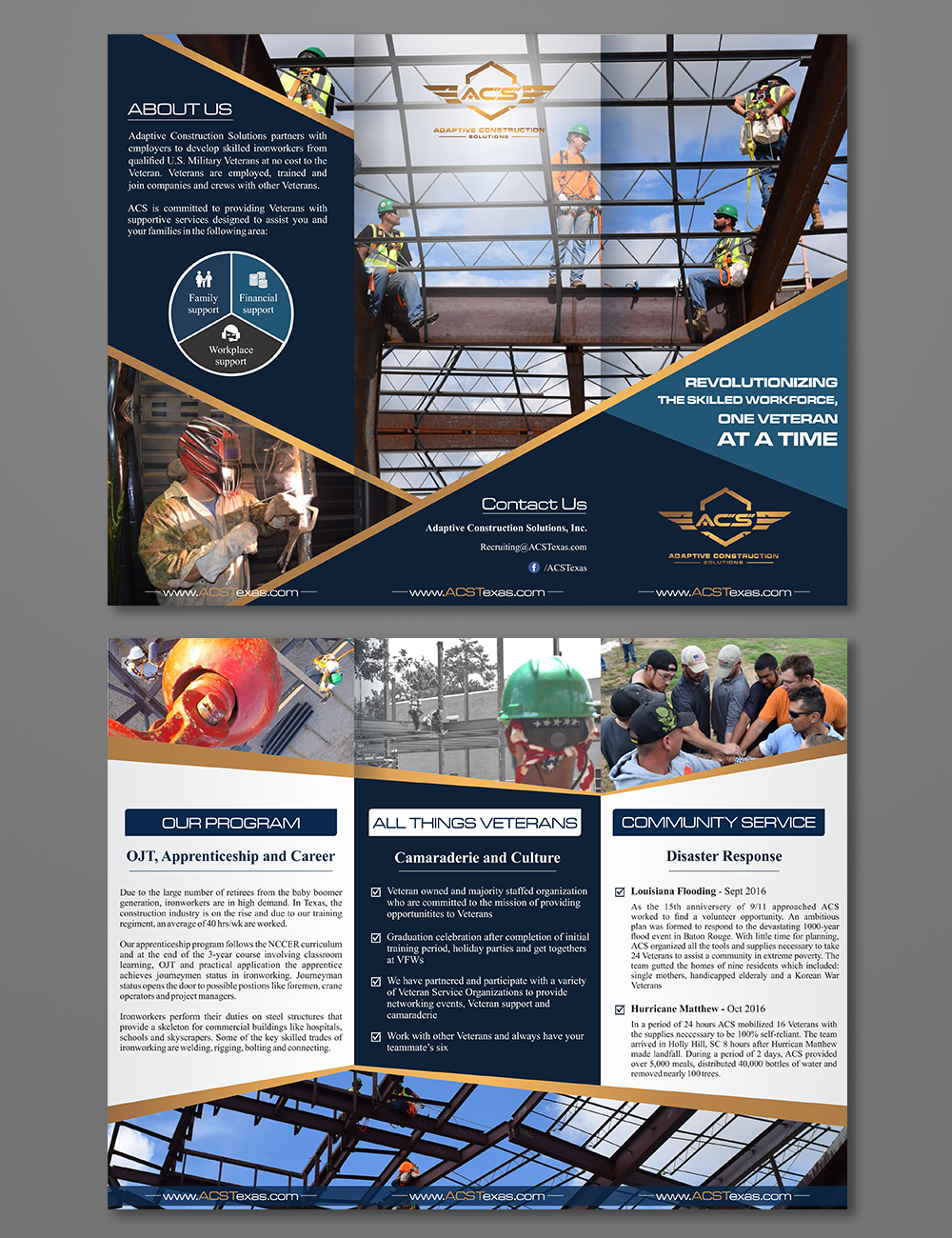Flyer Design by ecorokerz for Adaptive Construction Solutions | Design #13481656