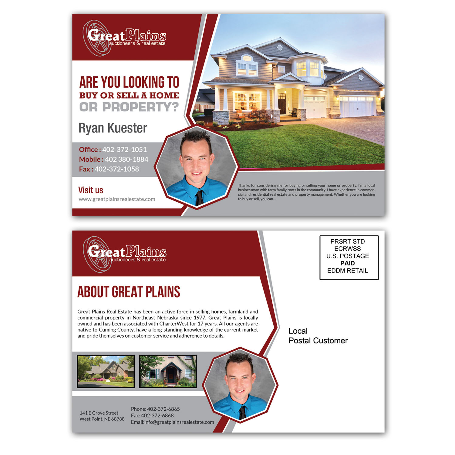 Postcard Design by creative.bugs for this project | Design #13420114