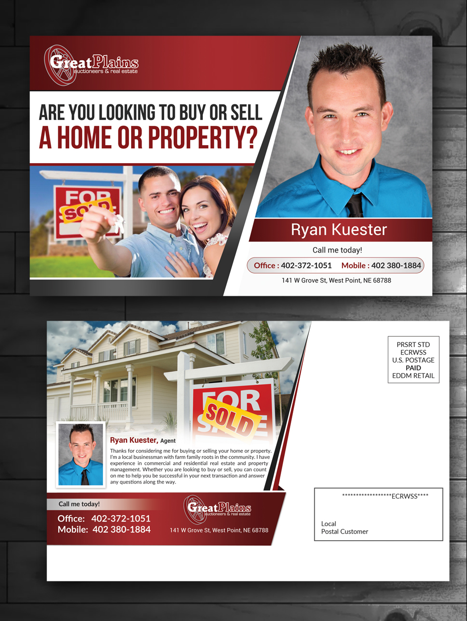 Postcard Design by innovative earth for this project | Design #13678610