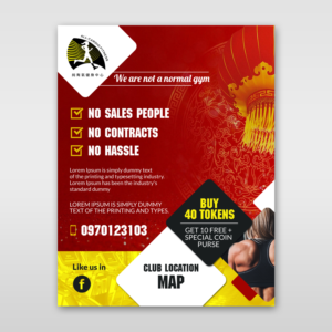 Design de Flyer par Kishaloy_D pour Phoenix Fitness | Design : #13240403