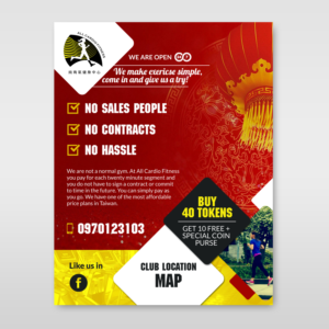 Design de Flyer par Kishaloy_D pour Phoenix Fitness | Design : #13288558