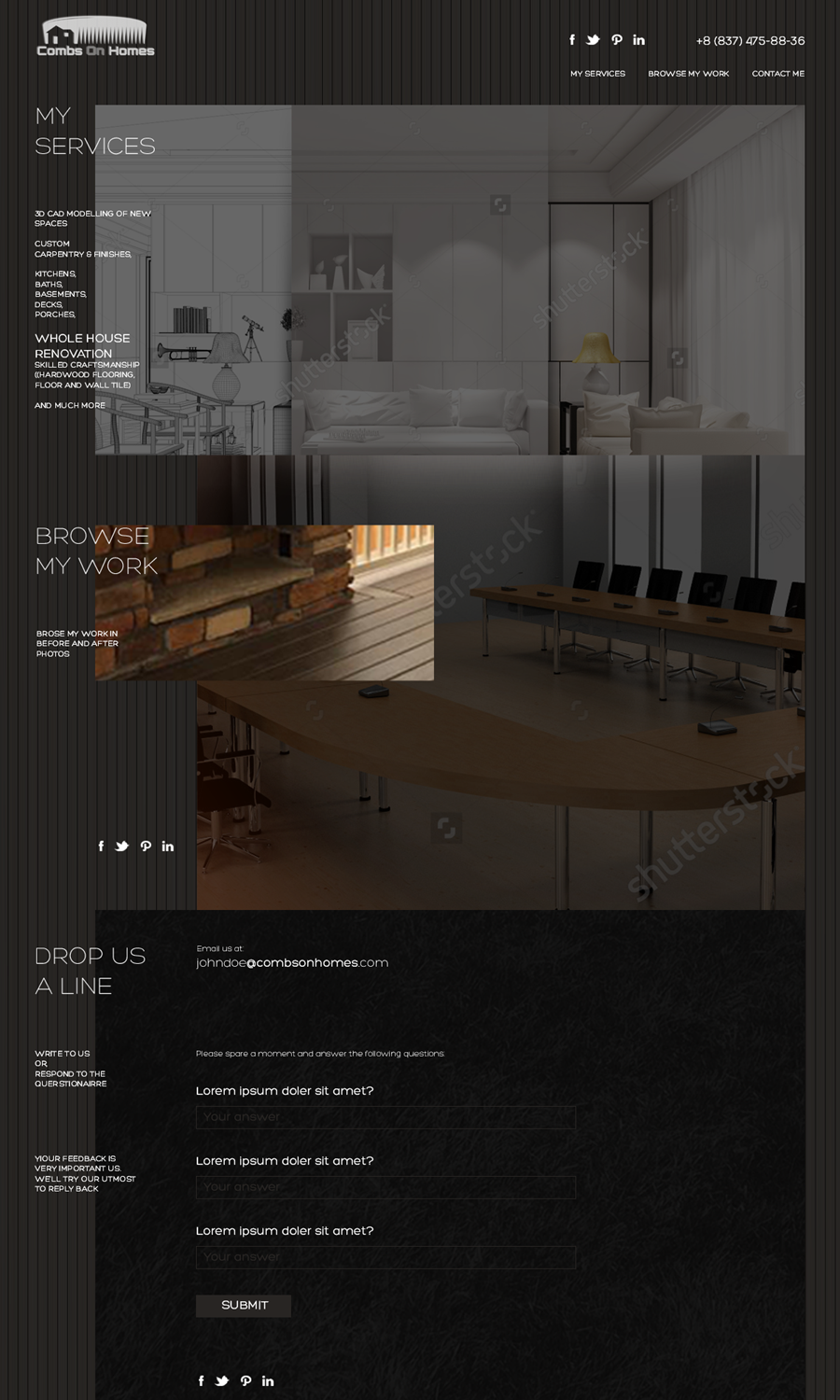Web Design by coa for this project | Design #13278417