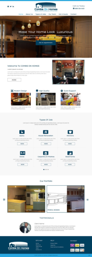 Web Design by pb for this project | Design: #13258470