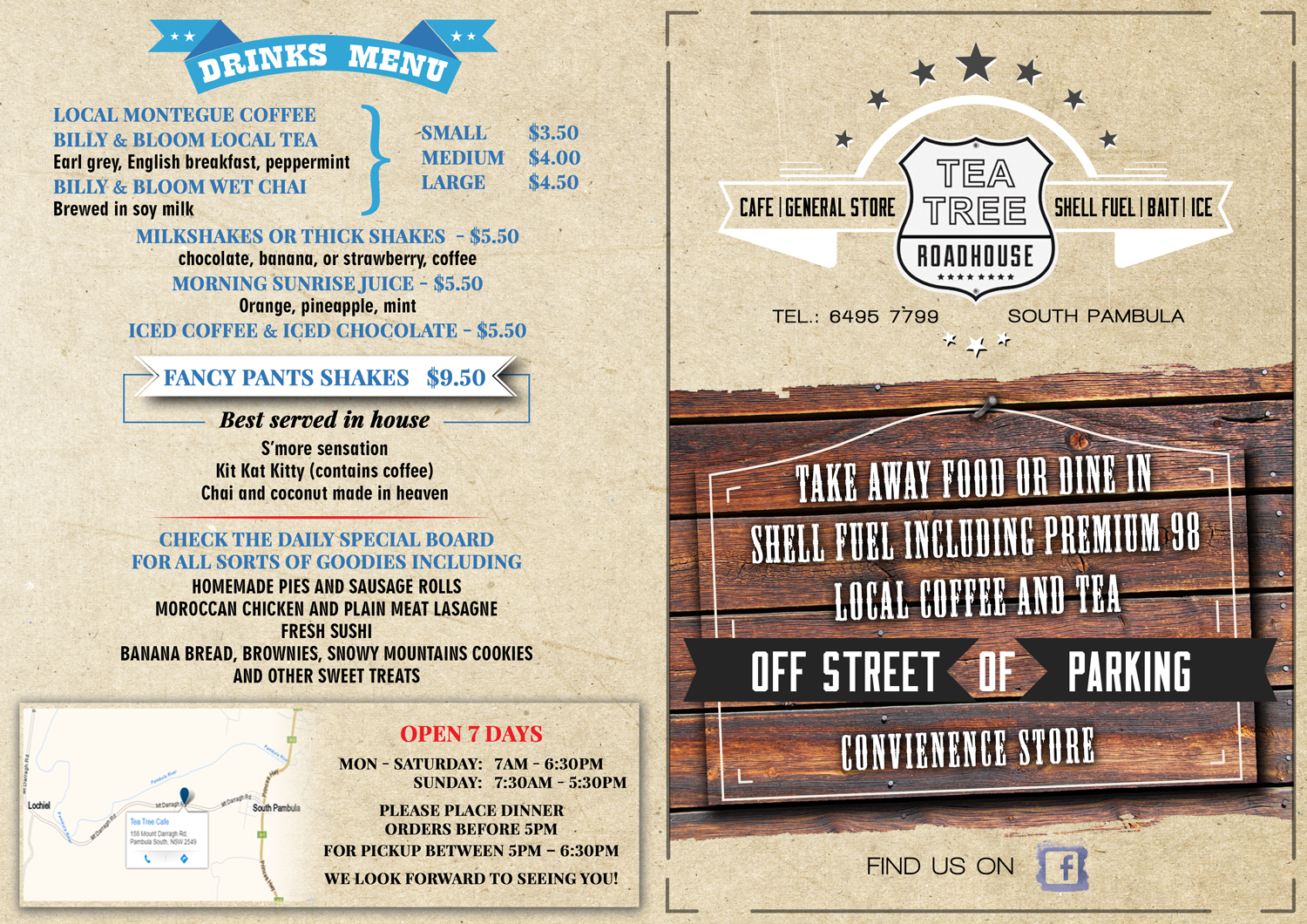 Menu Design by Tomi and Edó for this project | Design #13272914