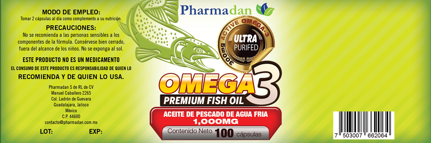 Diseño de Etiqueta por UrbainFX para PHARMADAN S DE RL DE CV | Diseño #13373106