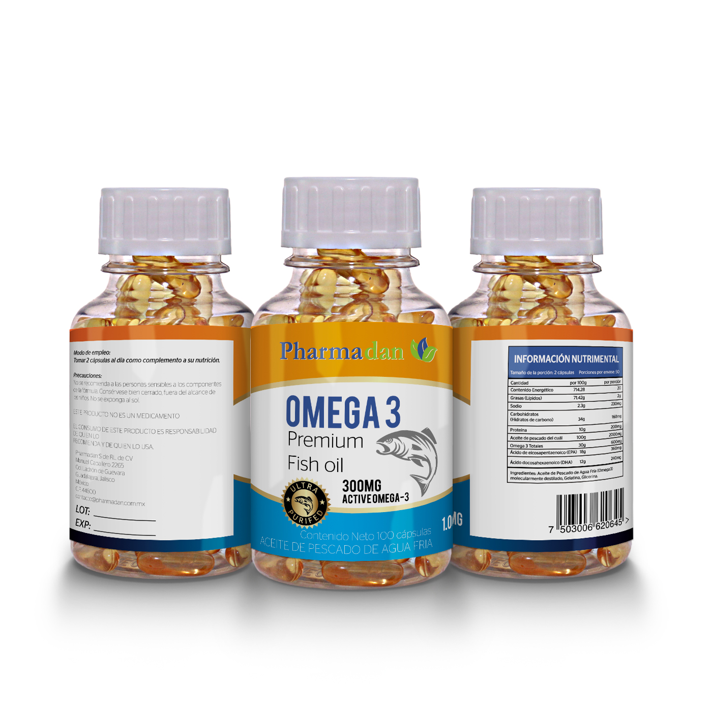 Diseño de Etiqueta por Shark1 para PHARMADAN S DE RL DE CV | Diseño #13330726