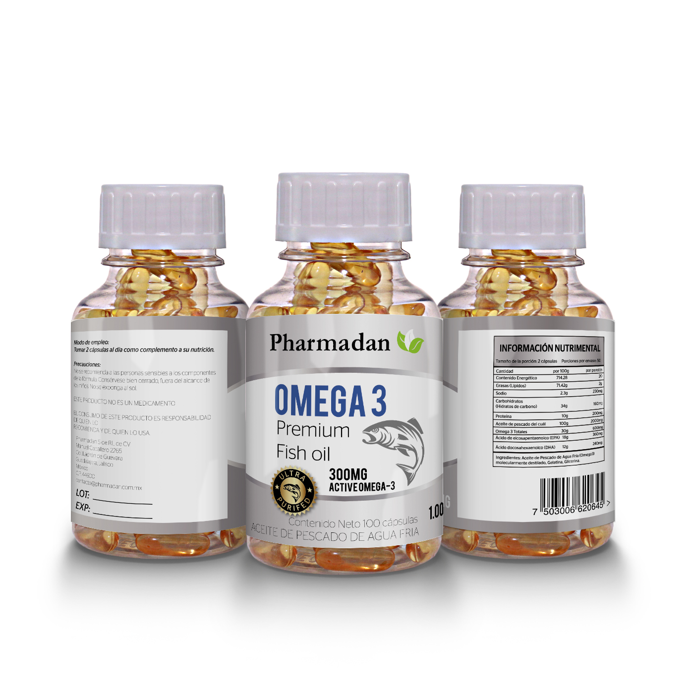 Label Design by Shark1 for PHARMADAN S DE RL DE CV | Design #13340078