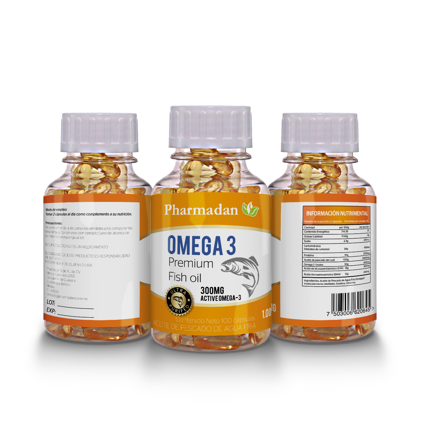 Label Design by Shark1 for PHARMADAN S DE RL DE CV | Design #13340080