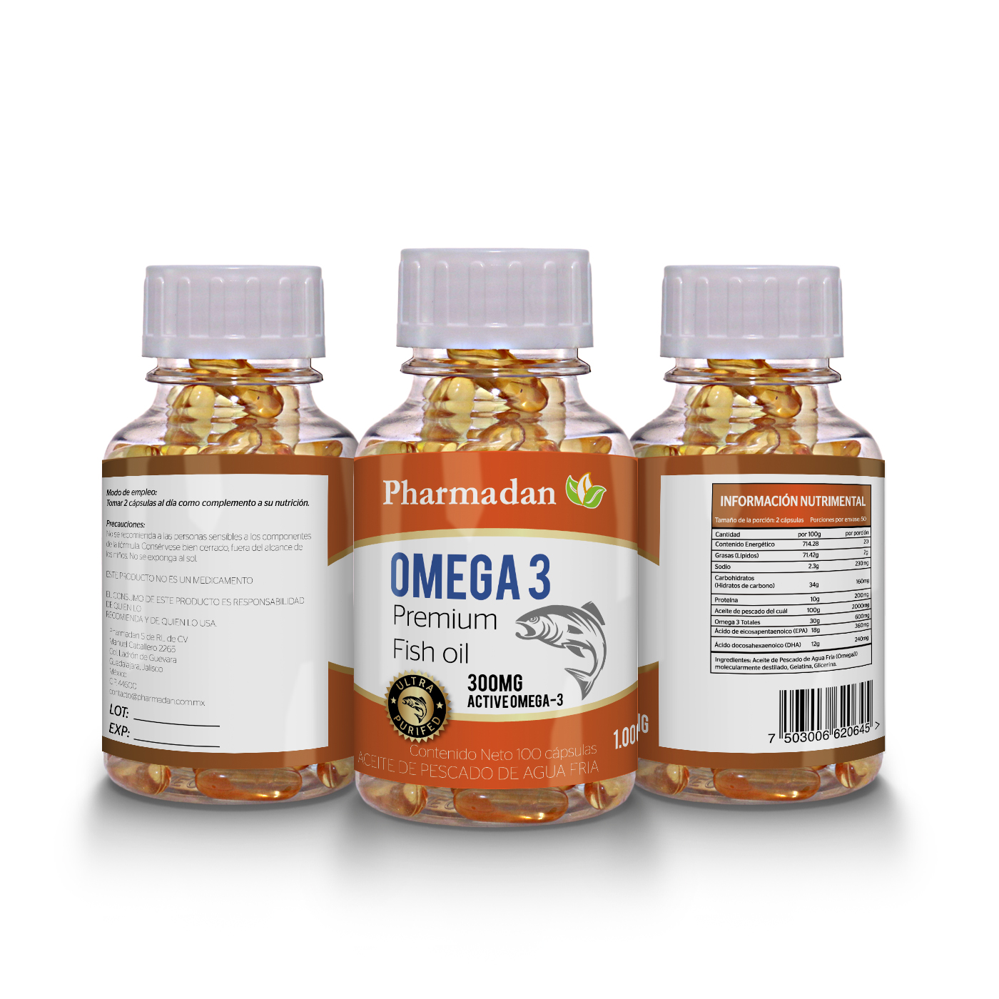 Label Design by Shark1 for PHARMADAN S DE RL DE CV | Design #13340081