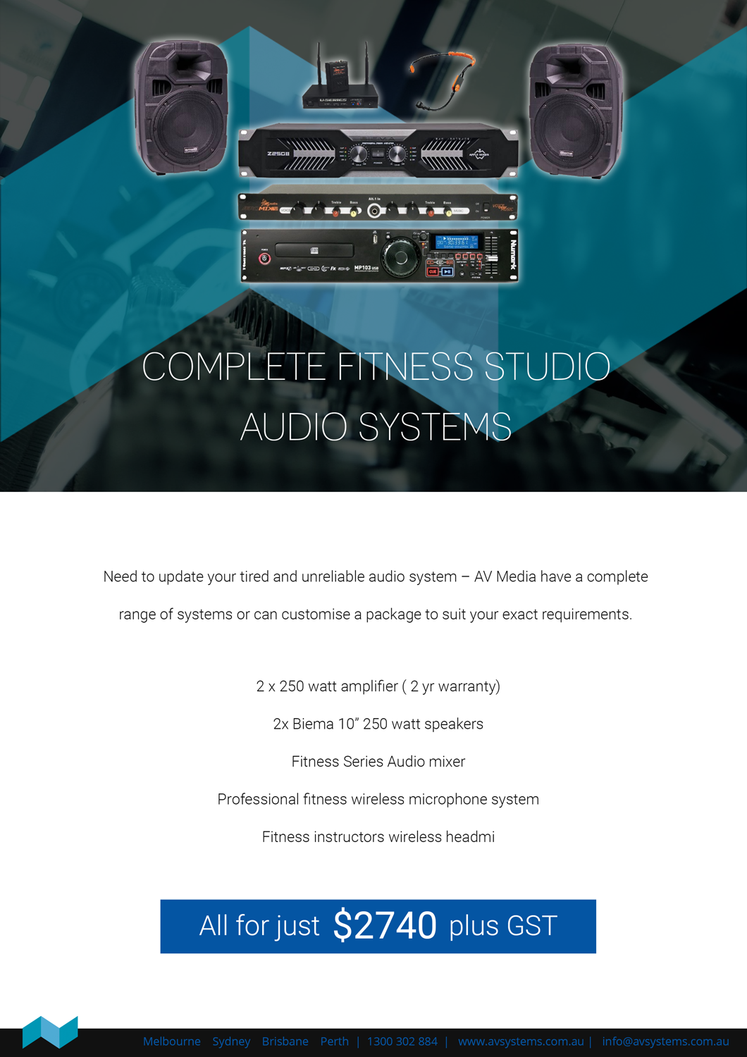 Diseño de Flyer por aniep para AV Media Systems | Diseño #13273937