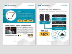 Design de Flyer par LeonFX pour AV Media Systems | Design : #13245840