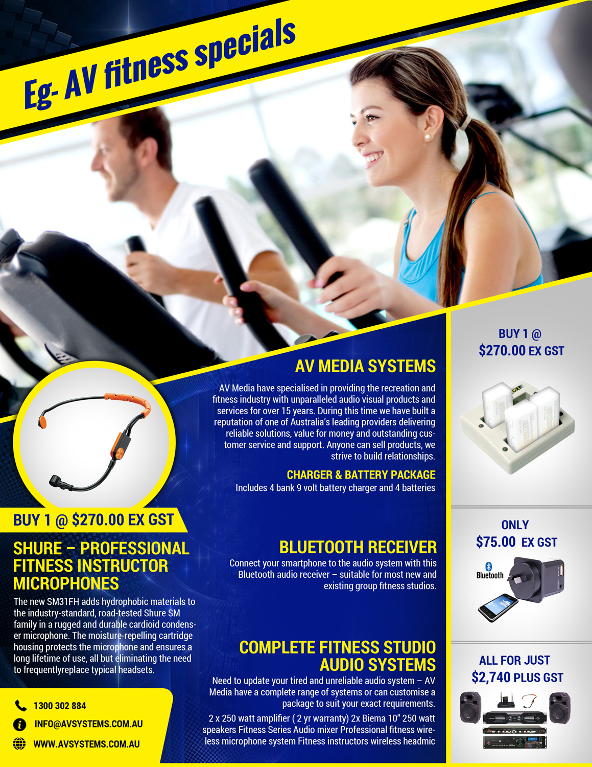 Flyer Design by Samir Mirza for AV Media Systems | Design #13262730