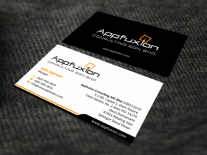 Diseño de Tarjeta de Presentación por SKYdesign para Appfuxion Consulting Sdn Bhd | Diseño: #13334135