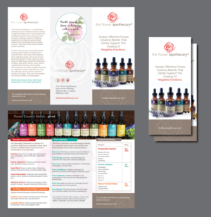 Design de Brochure par Achiver pour The Flower Apothecary | Design : #13278308
