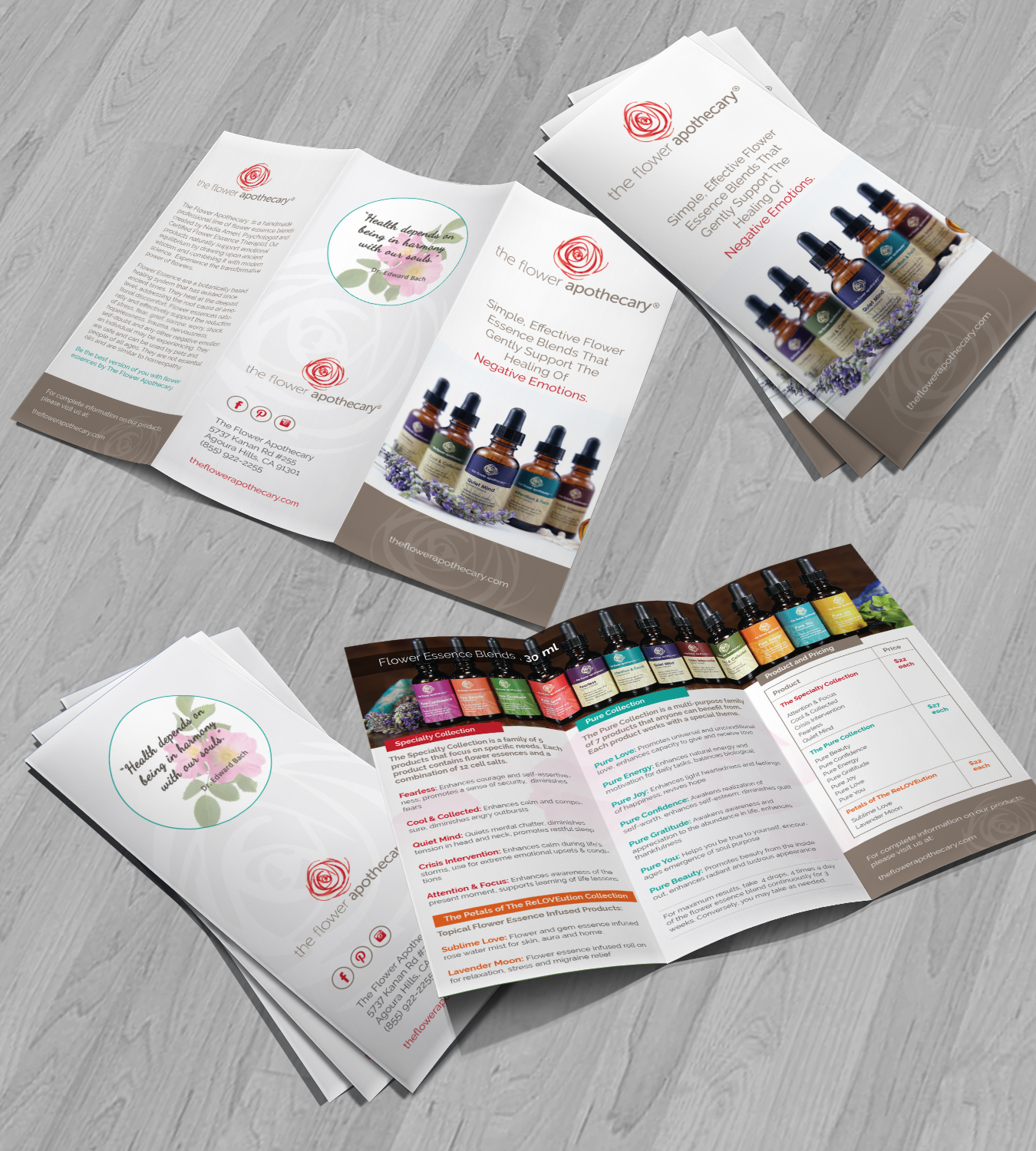 Brochure Design by Achiver for The Flower Apothecary | Design #13278330