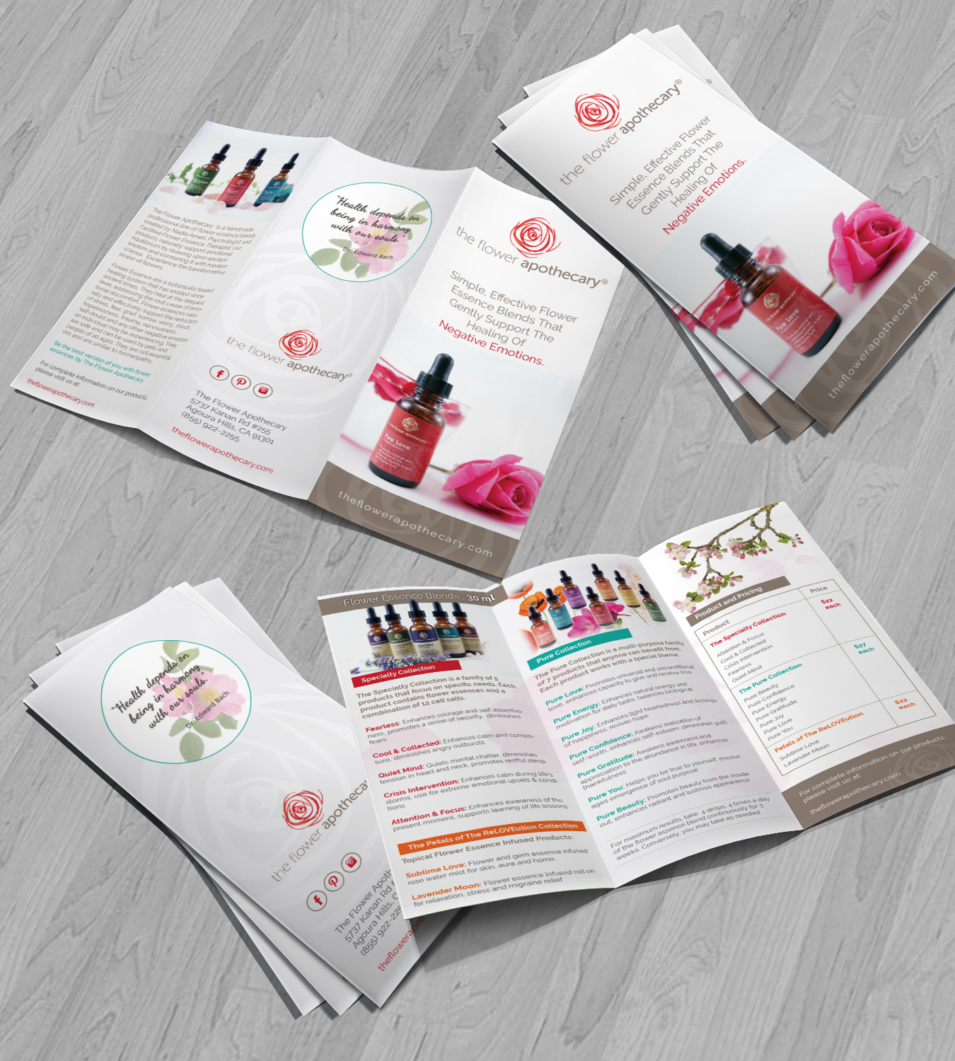 Design de Brochure par Achiver pour The Flower Apothecary | Design #13291066
