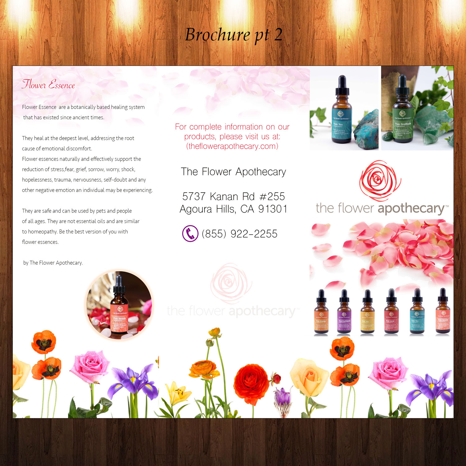 Brochure Design by J.Thomas.GRDE1 for The Flower Apothecary | Design #13290142