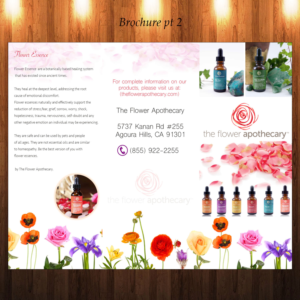 Design de Brochure par J.Thomas.GRDE1 pour The Flower Apothecary | Design : #13290142