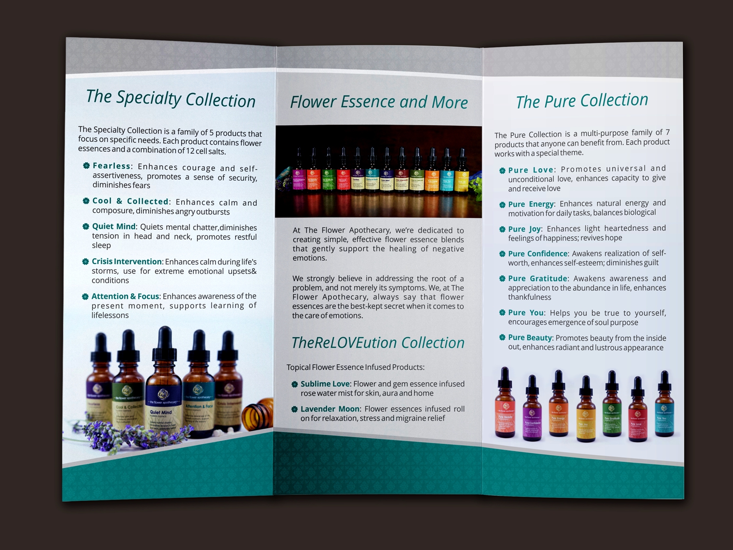 Brochure Design by ImageNation for The Flower Apothecary | Design #13284795