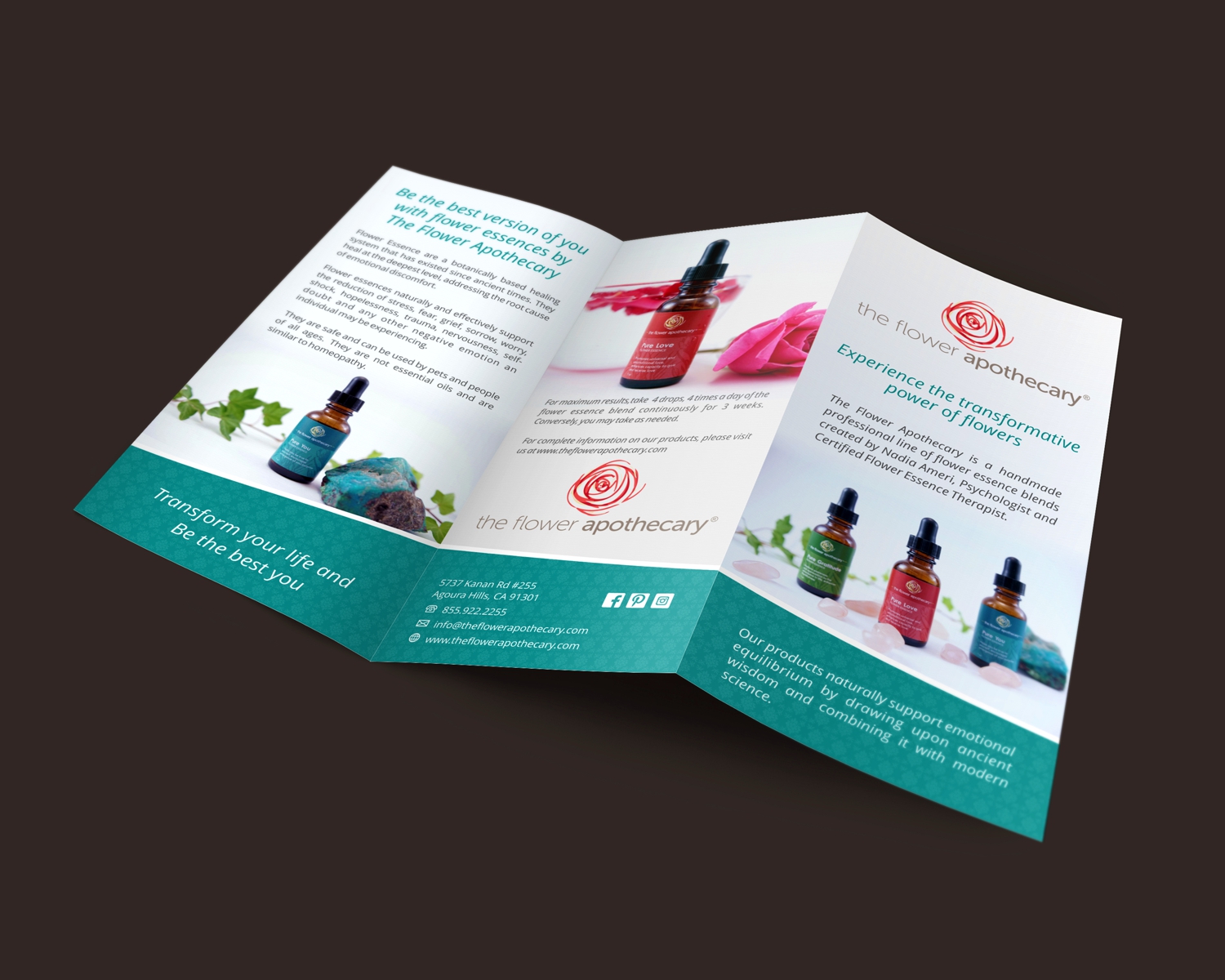 Brochure Design by ImageNation for The Flower Apothecary | Design #13284814