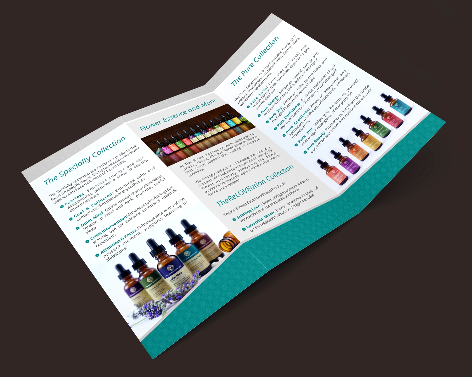 Diseño de Brochure por ImageNation para The Flower Apothecary | Diseño #13284821