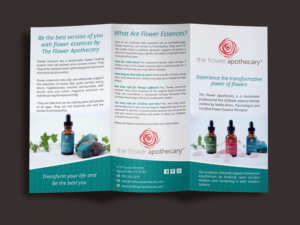 Design de Brochure par ImageNation pour The Flower Apothecary | Design : #13332895