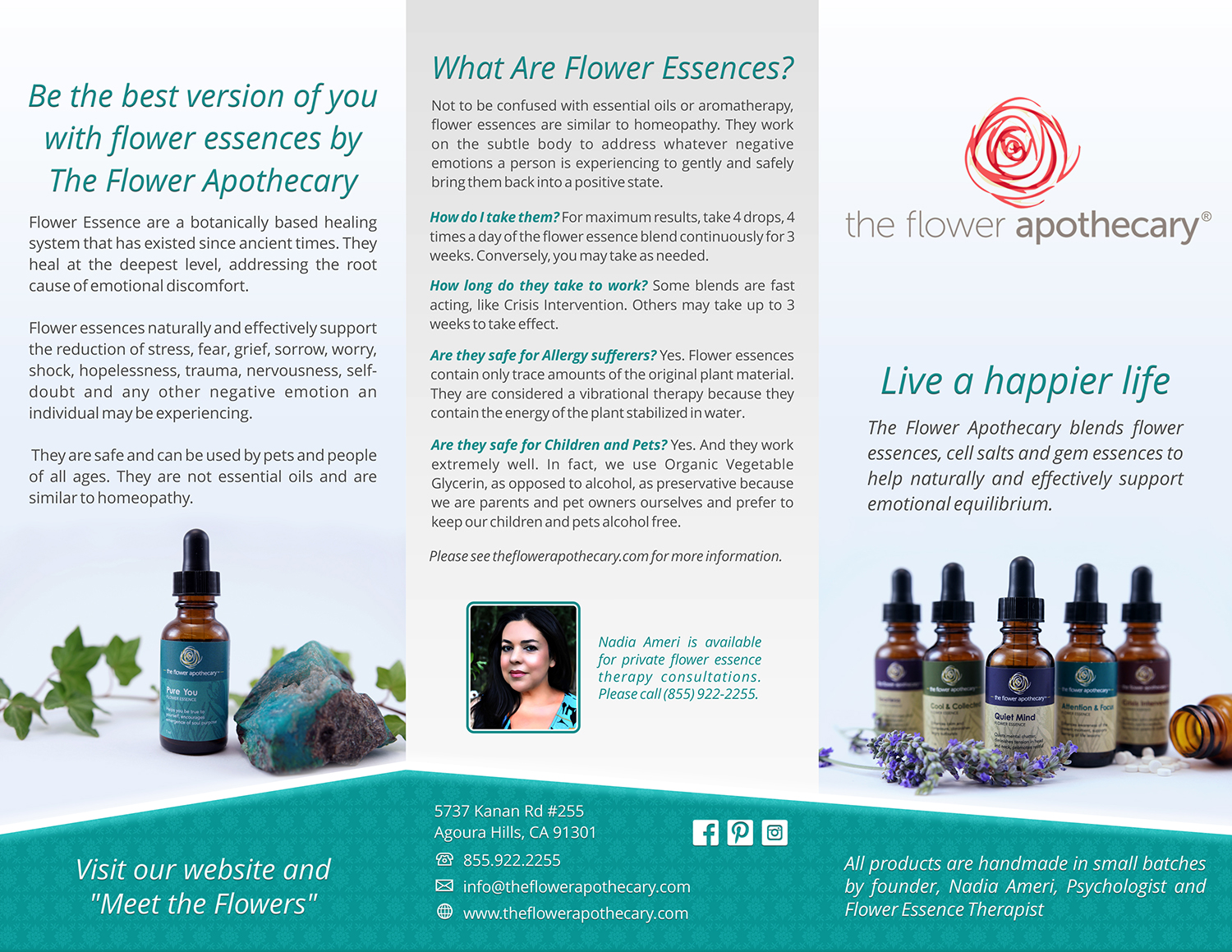 Diseño de Brochure por ImageNation para The Flower Apothecary | Diseño #13409203