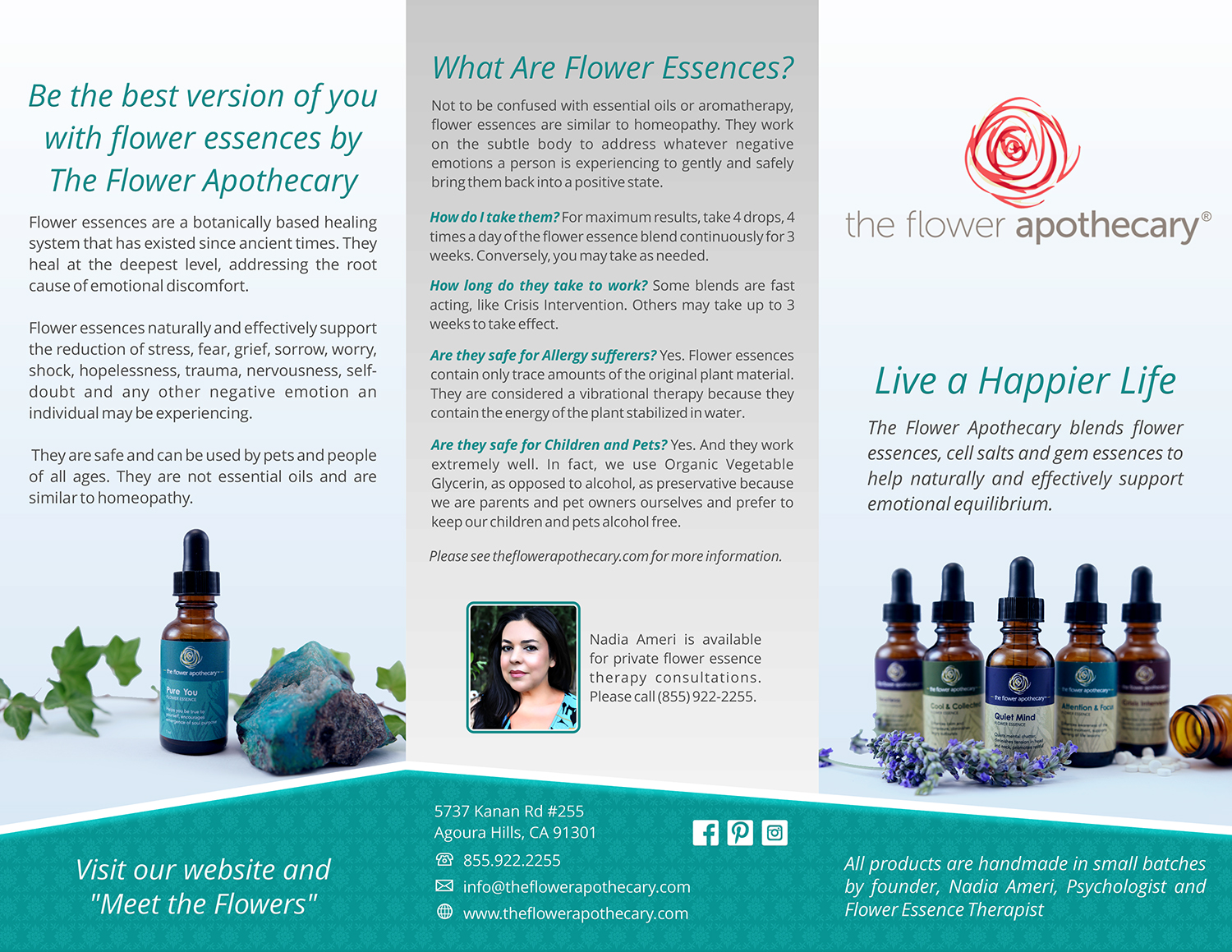Brochure Design by ImageNation for The Flower Apothecary | Design #13419641