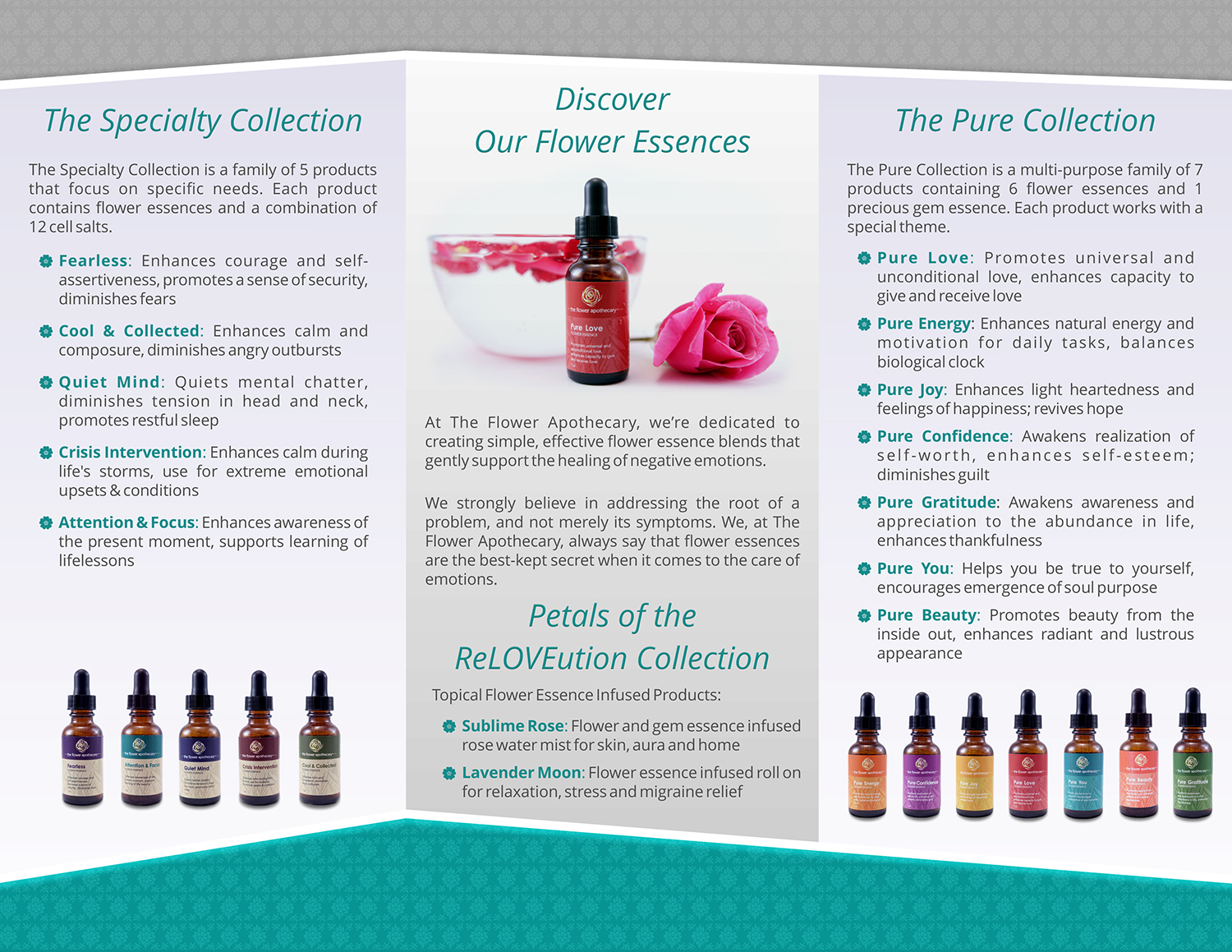 Brochure Design by ImageNation for The Flower Apothecary | Design #13419645