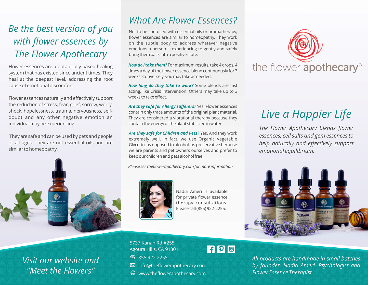 Brochure Design by ImageNation for The Flower Apothecary | Design #13419683