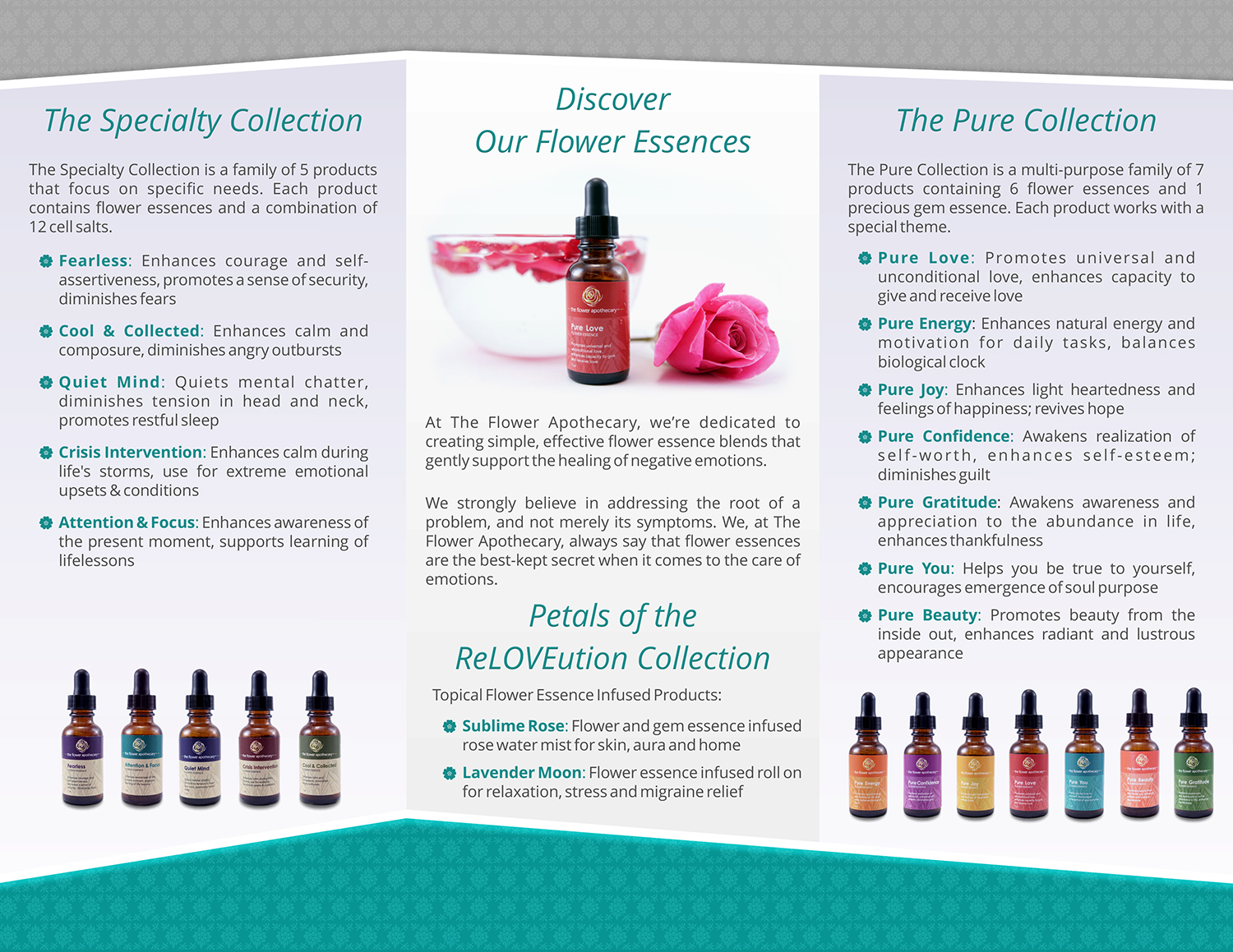 Brochure Design by ImageNation for The Flower Apothecary | Design #13419685