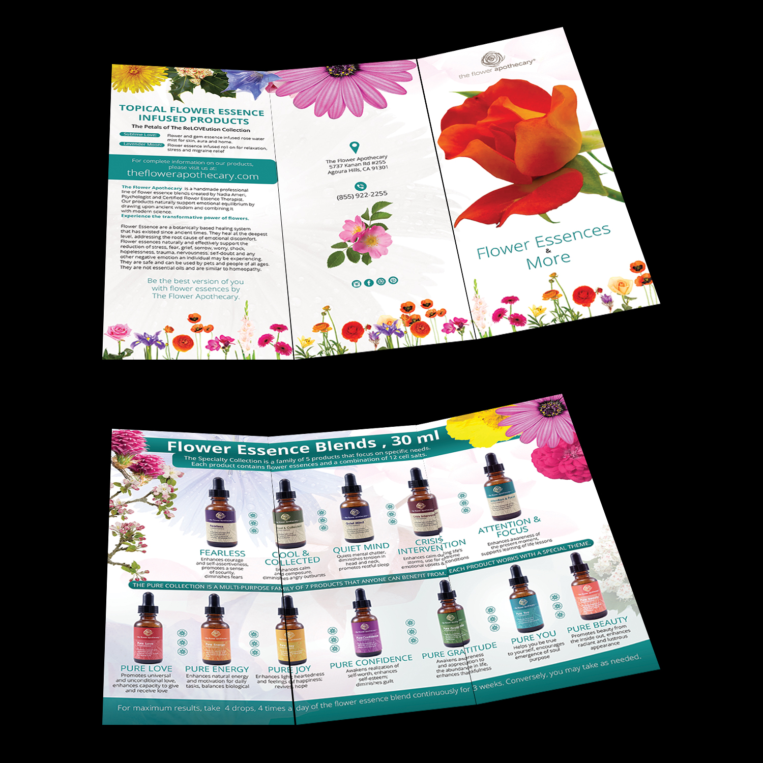 Brochure Design by sriguru.srinu for The Flower Apothecary | Design #13272606