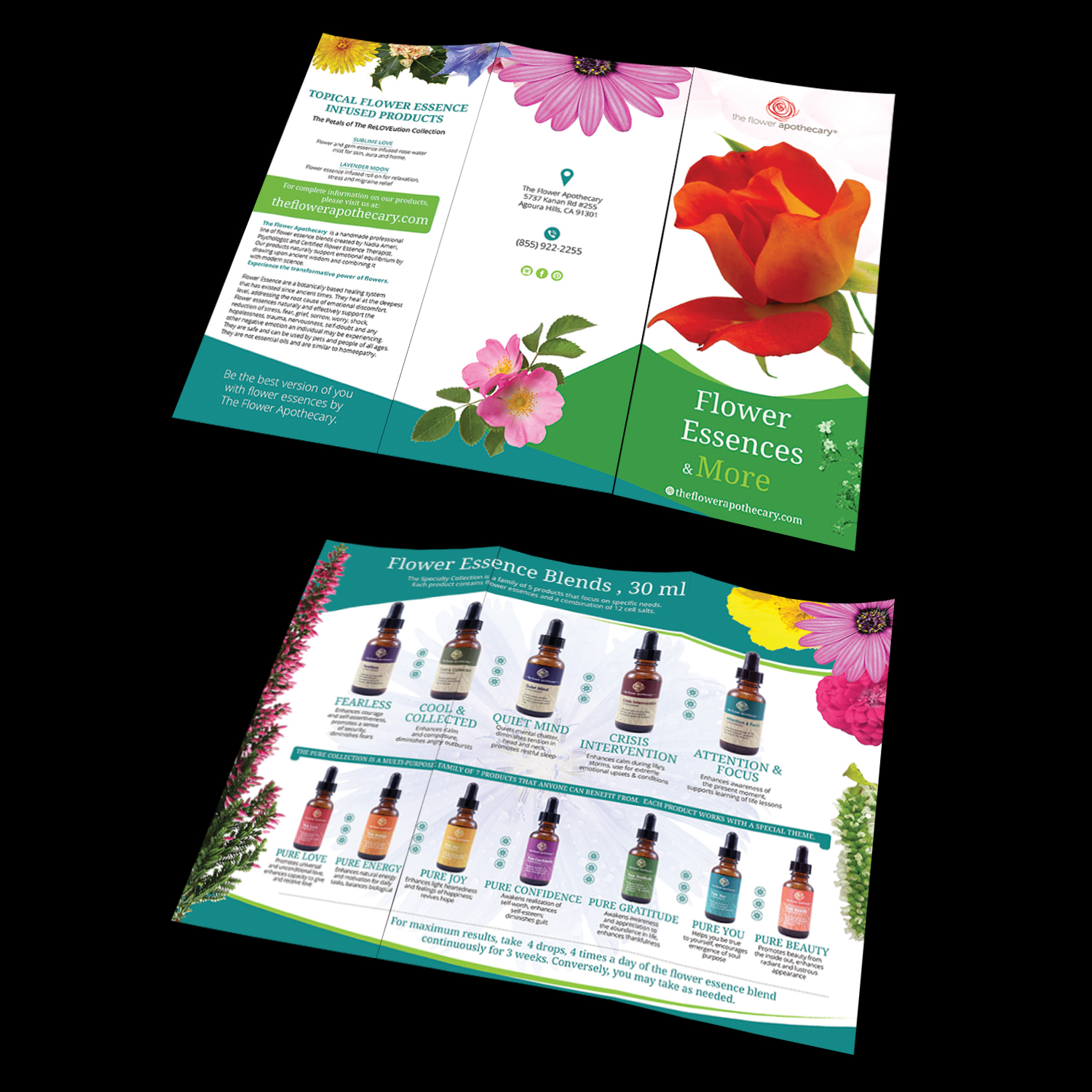 Brochure Design by sriguru.srinu for The Flower Apothecary | Design #13288992
