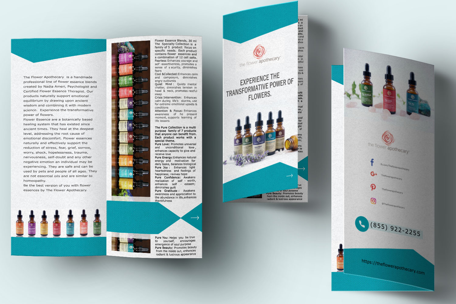 Diseño de Brochure por ilil para The Flower Apothecary | Diseño #13375525