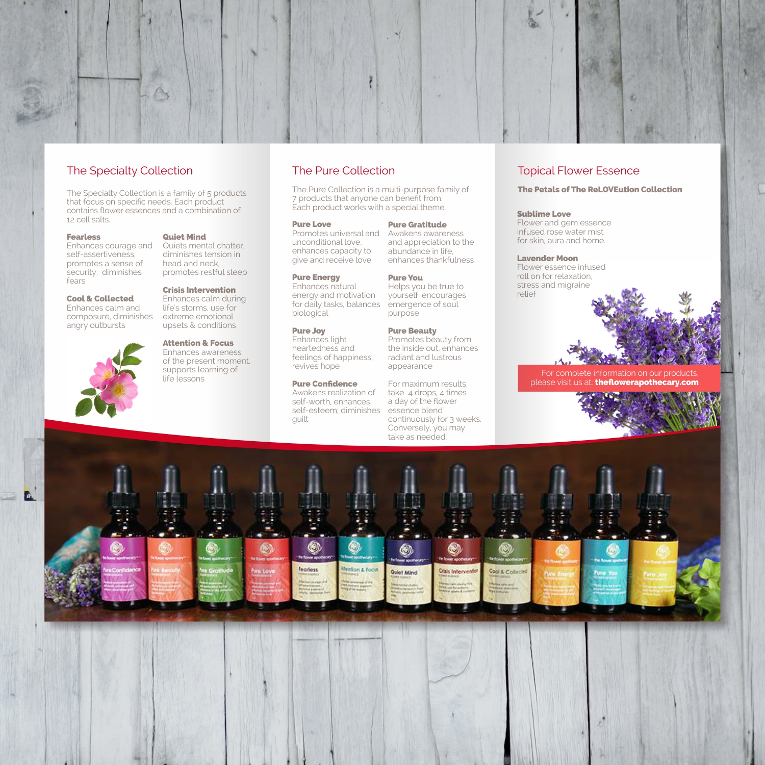 Brochure Design by barinix for The Flower Apothecary | Design #13288587