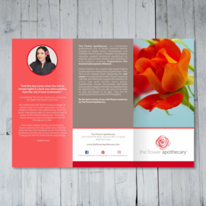 Design de Brochure par barinix pour The Flower Apothecary | Design : #13301483