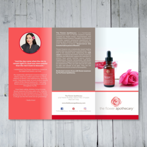 Design de Brochure par barinix pour The Flower Apothecary | Design : #13305011