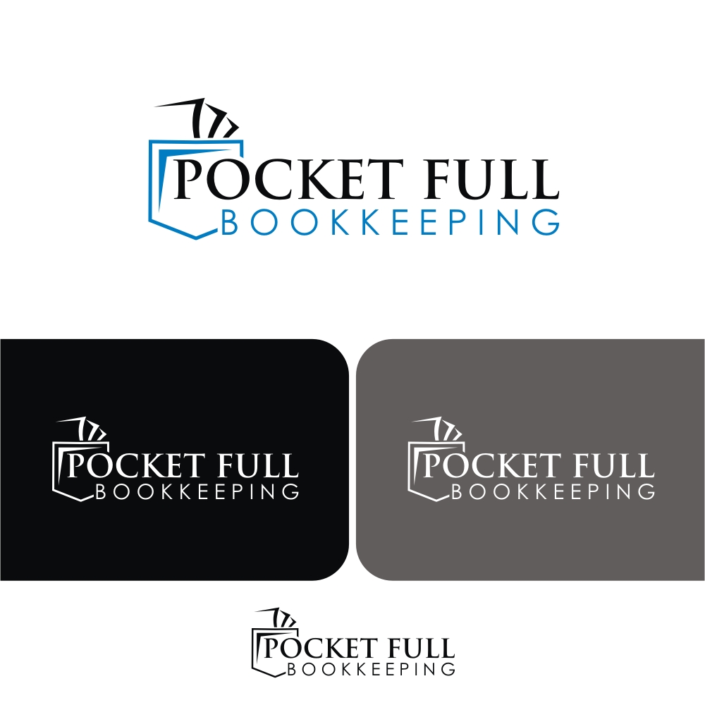Logo Design by e-graphics for Pocket Full Bookkeeping | Design #13309024