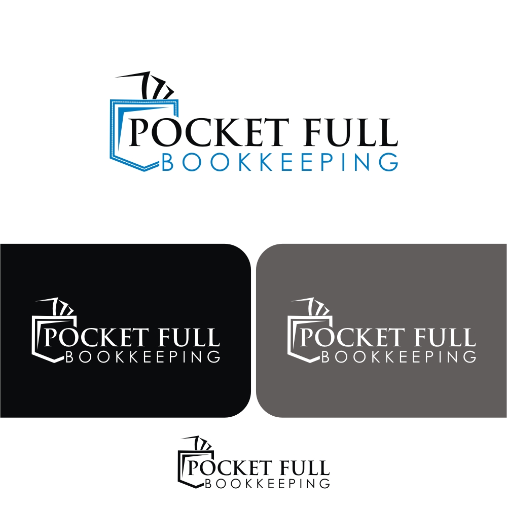 Logo Design by e-graphics for Pocket Full Bookkeeping | Design #13309025