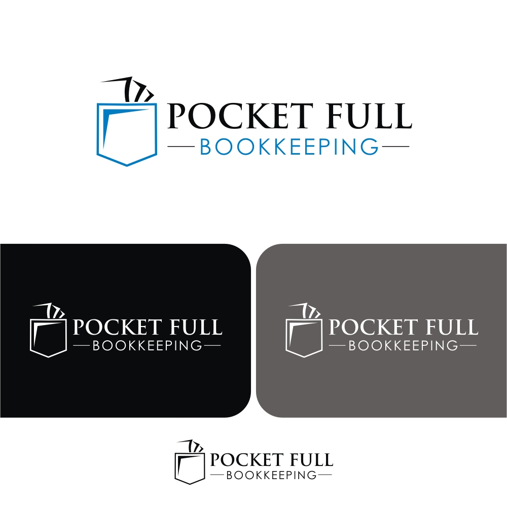 Logo Design by e-graphics for Pocket Full Bookkeeping | Design #13309026