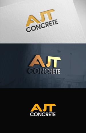 Logo Design by Daniel Caso Design for AJT Concrete | Design: #13261835