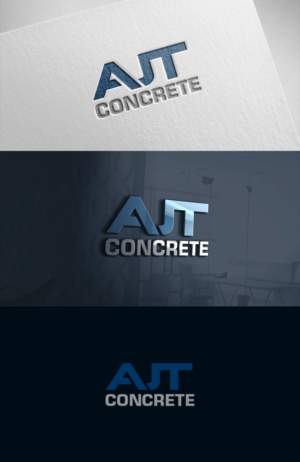 Logo Design by Daniel Caso Design for AJT Concrete | Design: #13261837