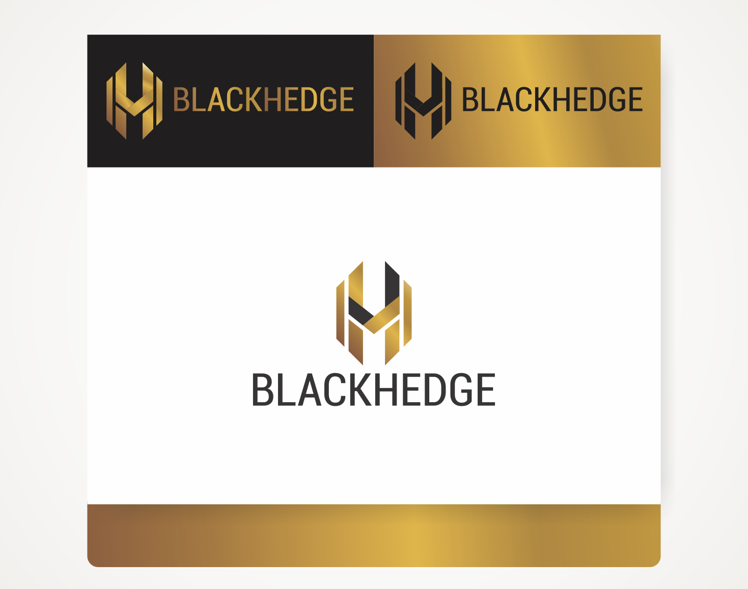 Logo Design by Savana for BlackHedge | Design #13305749
