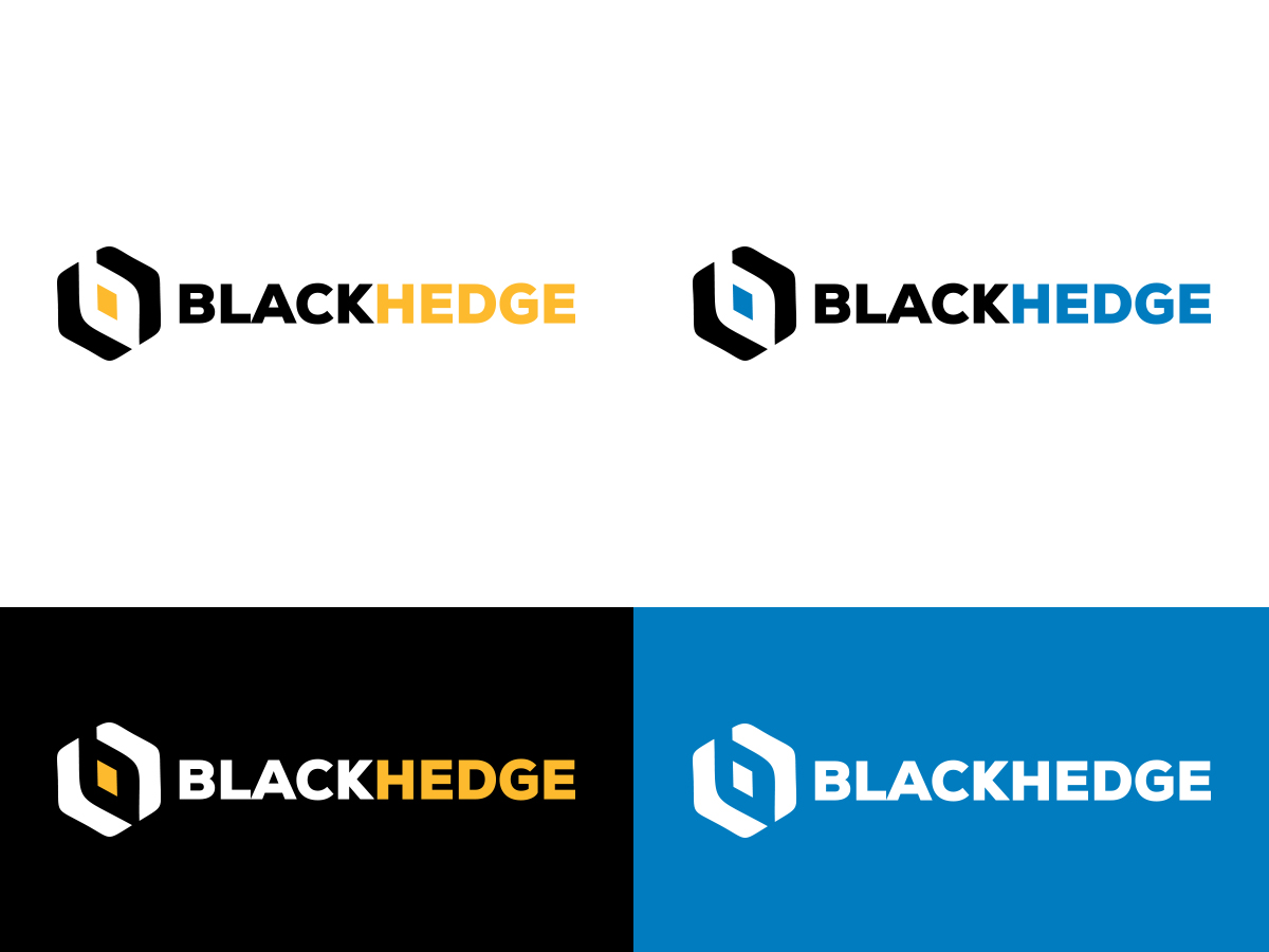 Logo Design by Slant Line Media for BlackHedge | Design #13298307