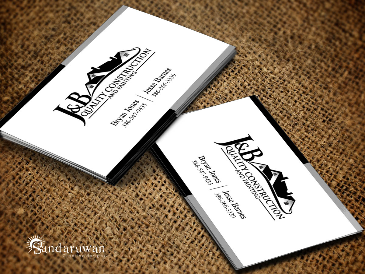 Diseño de Tarjeta de Presentación por Sandaruwan para J & B Quality Construction LLC | Diseño #13314095