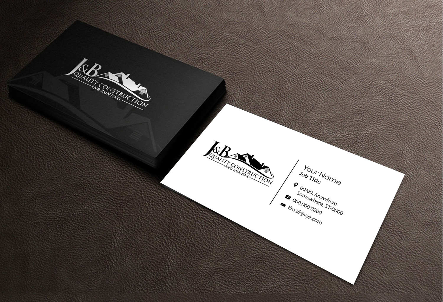 Business Card Design by Riz' for J & B Quality Construction LLC | Design #13305100
