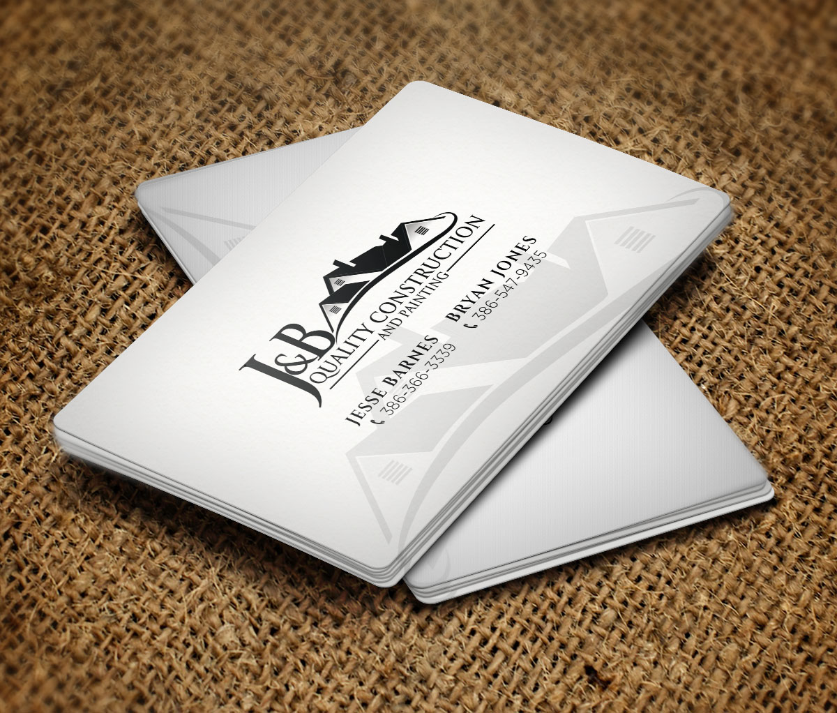 Business Card Design by Verified artistry for J & B Quality Construction LLC | Design #13308952