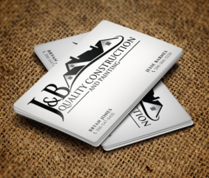 Business Card Design by Verified artistry (Design garden) for J & B Quality Construction LLC | Design: #13308953