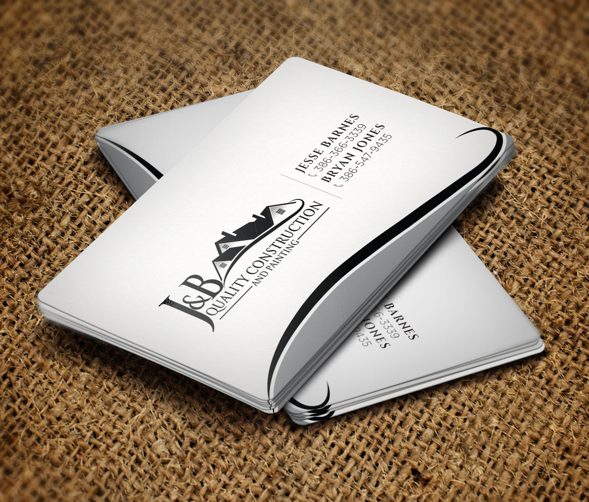 Business Card Design by Verified artistry for J & B Quality Construction LLC | Design #13308969